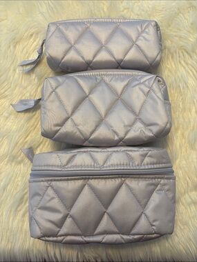 Vera Bradley travel makeup bag set NWOT